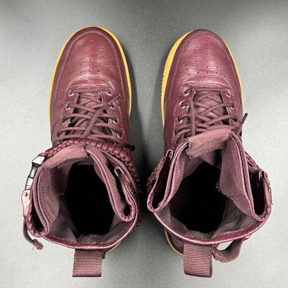 Nike SF Air Force 1 High Deep Burgundy - Picture 4 of 11